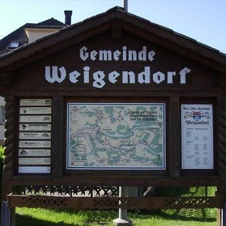 Hotel-Pension Haus Hubertus Weigendorf Eksteriør bilde